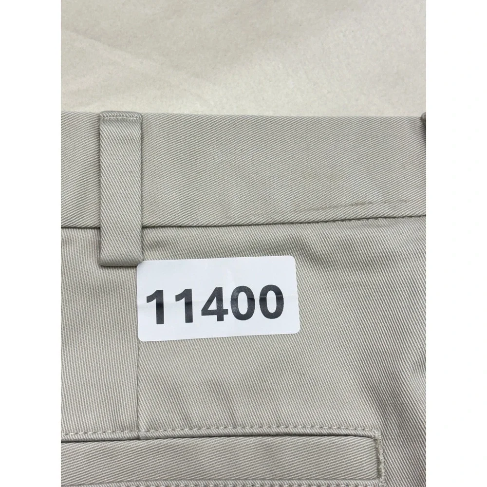 Brooks Brothers Advantage Chino Clark Pants Mens 40x32 Stone Beige Cotton